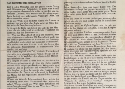 Zusatzobjekt 3 Lagerzeitung zum internationalen Jugendtag – Pfingsten 1926 in Amsterdam